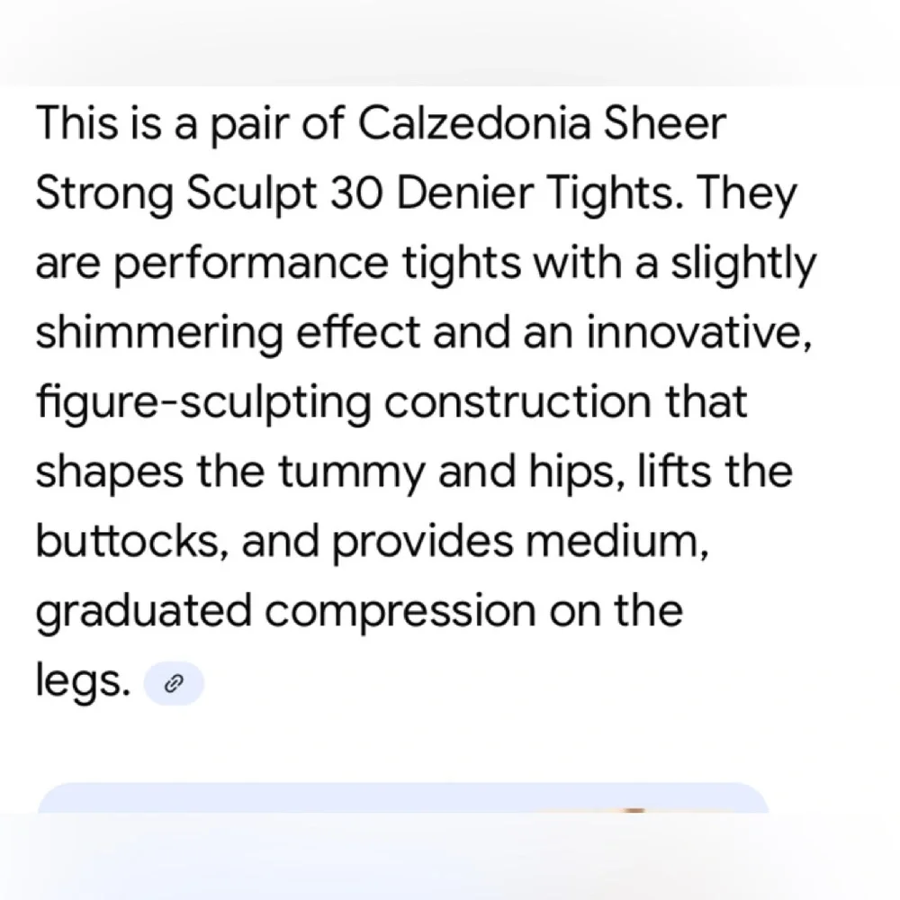 CALZEDONIA ladies 30 denier strong sculpt tights NWT sealed size S (T. 1/2)